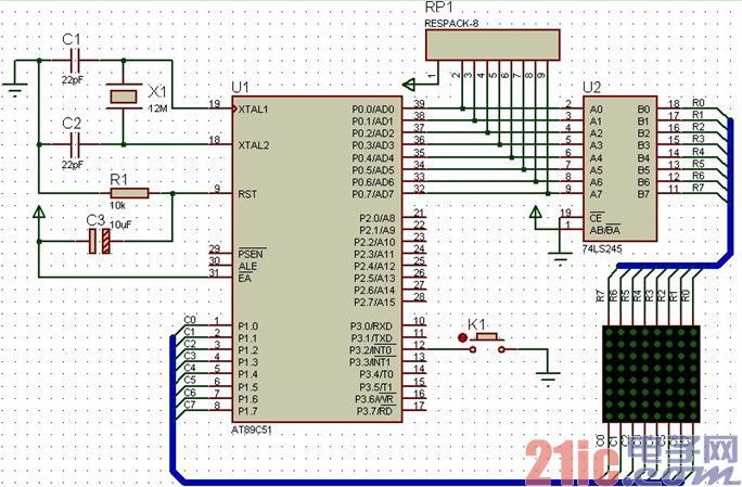 ƬCCZԳOӋ8X8LED c@ʾ